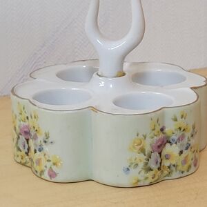 Floral Ceramic Lipstick Holder